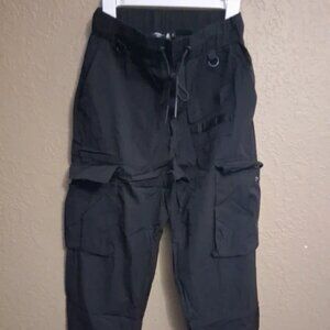 American Stitch Men's Utility Jogger Pants, Black, Size Medium.